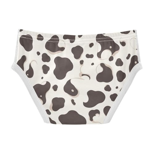 KLL Cow Spot Black and White Toddler Boys' Pure Cotton Briefs Underwear Cute Children Undies2