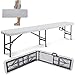 Giantex 6' Portable Plastic In/outdoor Picnic Party Camping Dining Folding Bench