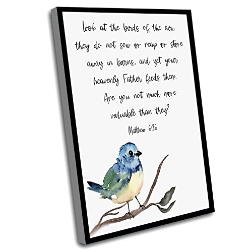 Windrain Canvas Art Wall Decor,Look At The Birds Of The