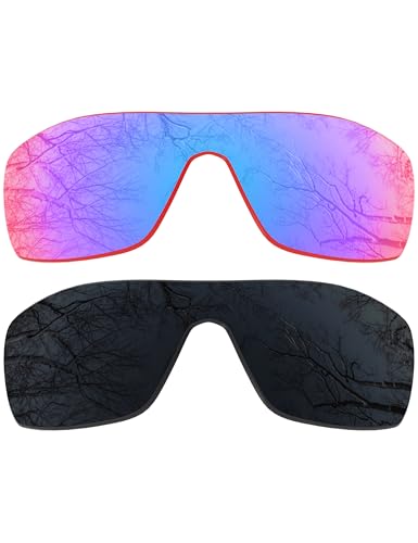 2 pares de lentes polarizados de repuesto para Oakley Dart Black & Grapefruit IR