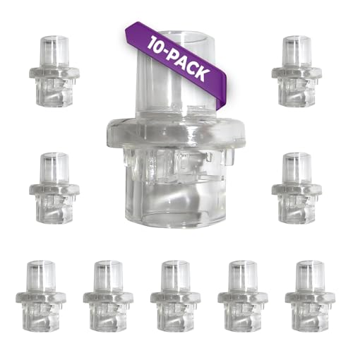 Ambu Kemp USA Durable One Way Replacement Valve for CPR Mask - Essential First Aid Kit Equipment, Survival Gear - Emergency Supplies for Experts (10)