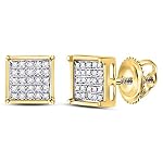 Mens Earrings Yellow Gold