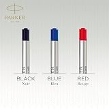 Parker 2119154 Wkłady Atramnetowe do Długopisu, Niebieski, 10 Sztuk