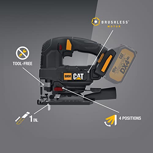 Cat® 18V 1 FOR ALL Cordless Jig Saw with Brushless Motor (Tool Only) - DX51B - image 2