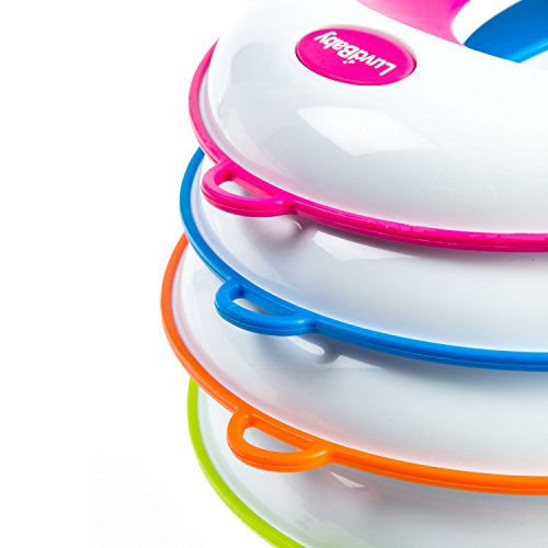 Toiletten-Training-Sitz - Kinder-Toiletten-Training-Klobrille für Jungen und Mädchen - sichere rutschfeste Oberfläche - UMSONST mitgeliefert: Haken mit Saugnapf zur Aufbewahrung… - Image 8