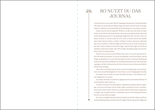 Mein Tarot und Orakel Journal: Workbook zum Legen von Orakel- und Tarotkarten mit viel Platz für Notizen
