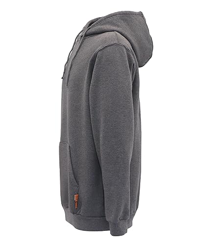 Image of VATRENUS FR Hoodies for Men Pullover 10.5oz Cotton Fleece Flame Resistant Jacket Fire Retardant Welding Sweatshirt
