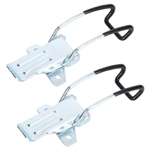 2Pcs Stainl Steel Fasten Buckle Lock Casting Hinge Curved Industrial Vacuum Cleaner Construction Fasten Buckle Lock Offers Quick and Easy to Stainl Steel LatchCurved Door