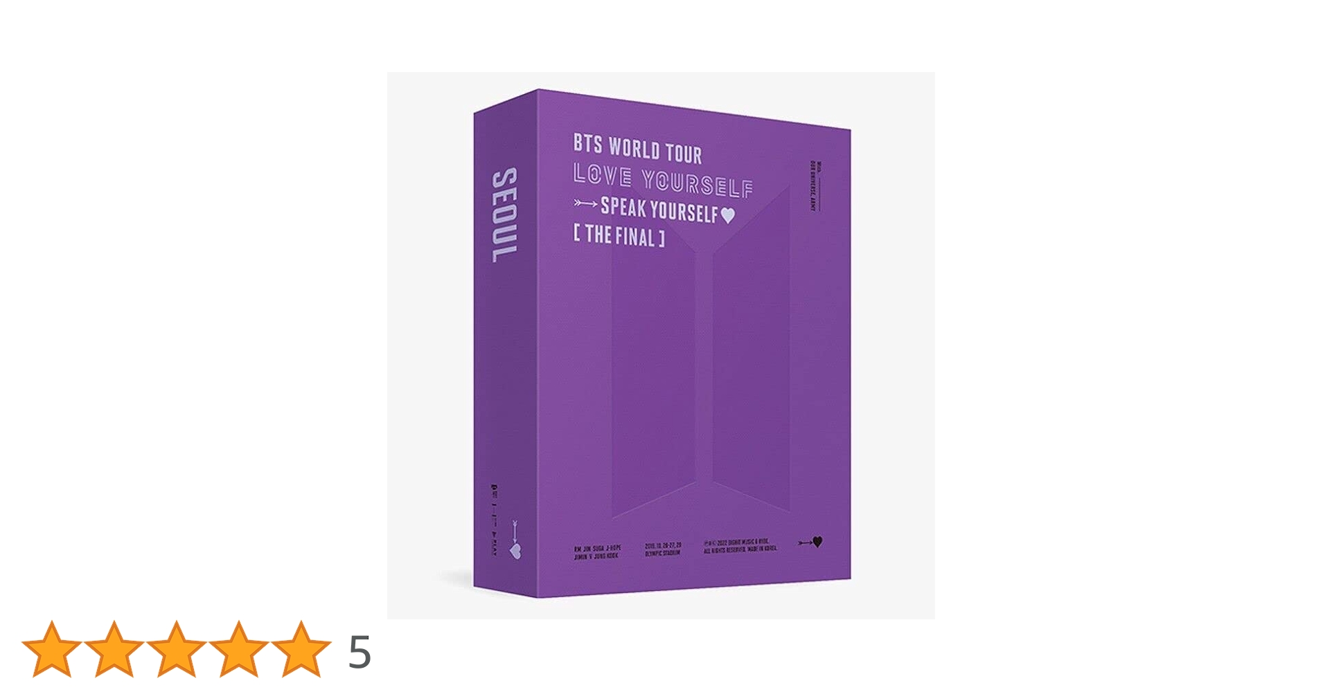 BTS WORLD TOUR LOVE YOURSELF SPEAK YOURSELF THE FINAL [ DIGITAL BTS WORLD TOUR LOVE YOURSELF SPEAK YOURSELF THE FINAL [ DIGITAL