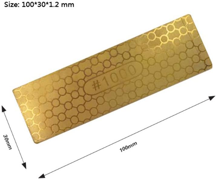 Miniatura 2 de Piedra de banco de diamante de doble cara de 8 x 3 pulgadas, kit de grano 400# 1000 # 1000, juego de afilado de diamante grande, juego de afilado de