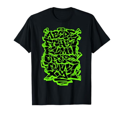 Photo de Graffiti Alphabet Wildstyle Hip Hop Street Art Urbain T-Shirt