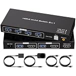 VPFET – VPFET USB3.0 KVM Switch HDMI 2 PC 1 Monitore 4K60Hz KVM Swit