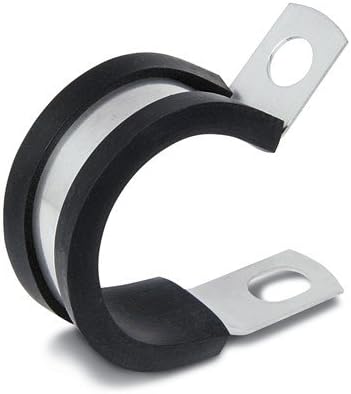 COL3013Z1 1.88 in. Medium Duty Clamp With Epdm Rubber Cushion .406 Screw Hole Diameter Pack - 25 Pieces