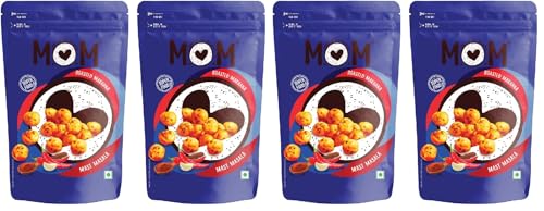 Image of MOM - Meal of the Moment, Mast Masala Makhana (Pack of 4), 52g