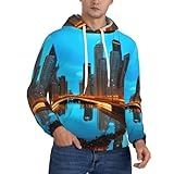 Conçu pour vous : avec des tailles allant de XS à 4XL, les sweats à capuche athlétiques Chicago Reflected Print pour homme sont conçus pour s'adapter à une variété de morphologies. Quelle que soit votre taille, vous pouvez profiter d'un look parfait et sur mesure qui offre à la fois style et confort.