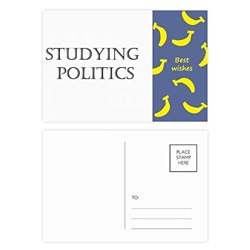 Jeu de cartes postales étudiante sciences politiques idée cadeau originale lot de 20 pièces