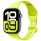 STG Sport Cinturino in silicone compatibile con Apple Watch Ultra 3/2/1 49 mm, serie 11/10 46/42 mm, 9/8/7 45/41 mm, SE 6/5/4 44/40 mm, 3/2/1 42/38 mm S/M M/L per donne e uomini