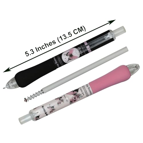 Maydahui 12 PCS Bolígrafo Rollerball con Tinta Negra miniatura 2