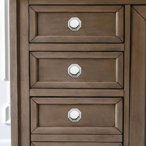khtumeware 10 Pack 1-1/4 Inch Polished Chrome Cabinet Knobs Heavy Duty Solid Cabinet Hardware for Cupboard Drawer Pulls Dresser Handle by khtumeware - Used condition - Image 4