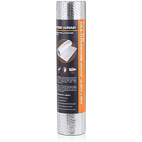 SuperFOIL SFBA Multi Purpose Wrap - Bubble Foil Insulation (0.6m x 5m Roll) Cover