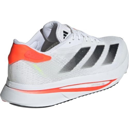 Image of adidas Men's Adizero Sl2 M Running Shoes White /Black /Orange 5.5 Medium