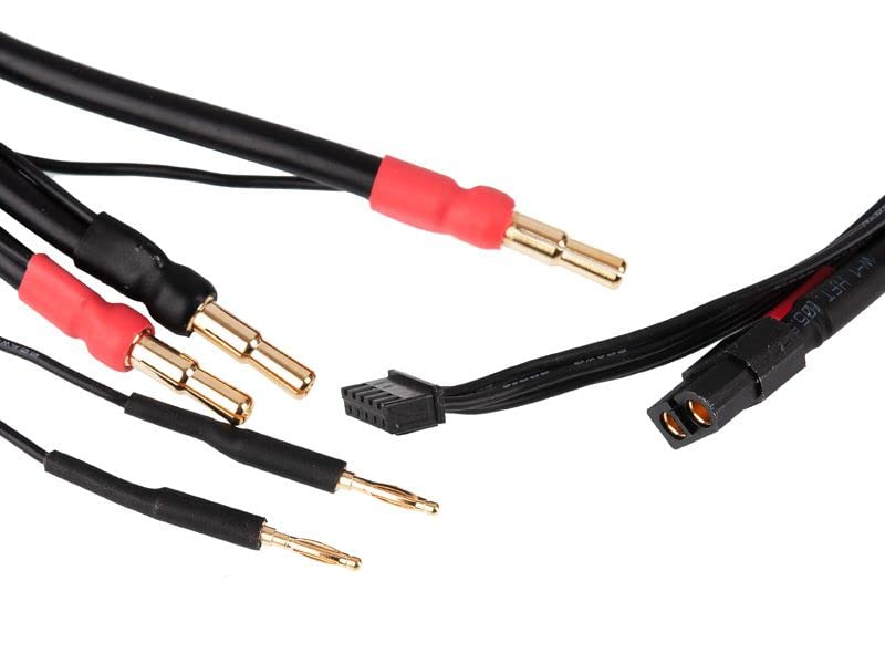 Ultimate RC Câble de charge 2 x 2S XT60/4 mm et 5 mm 60 cm Fiche dorée