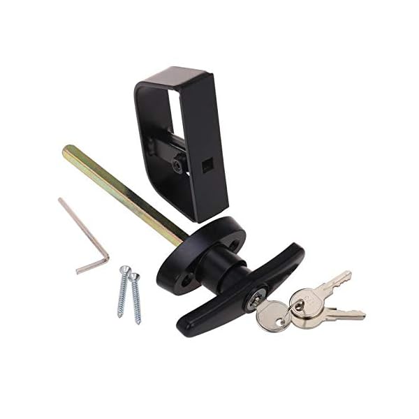 StartFine 4 Kits THandle Shed Door Locks 51/2″ Shed Door Locking