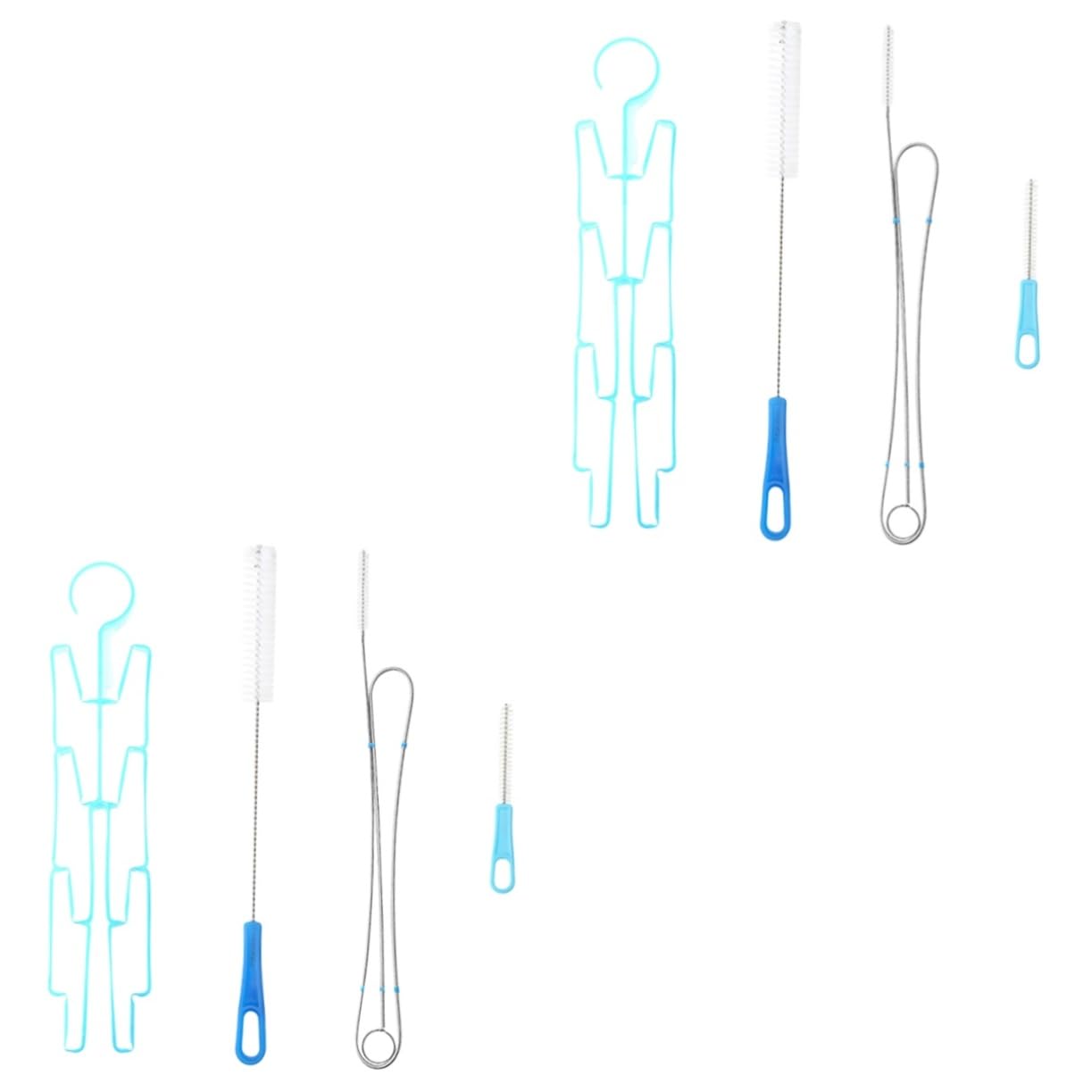 Sosoport Sets Hydration Bladder Cleaning Water Bag Cleaning Kit Tube Hose Sucker Drying Rack Set for Backpack Pcs