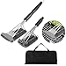 Spazzola Barbecue, Spazzola per Griglia, 2 Spazzola Barbecue Acciaio Inox, BBQ Grill Spazzola, Barbecue Accessori Spazzola,con Borsa per Il Trasporto, Manico in PP, Adatto a Tutti i Tipi di Grigliate.