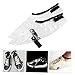 FOYTOKI Hair Stylist Shoe Covers Protective Cloaks for Hairdressing Barbering and Hair Cutting Comfortable Durable for All Shoe Types
