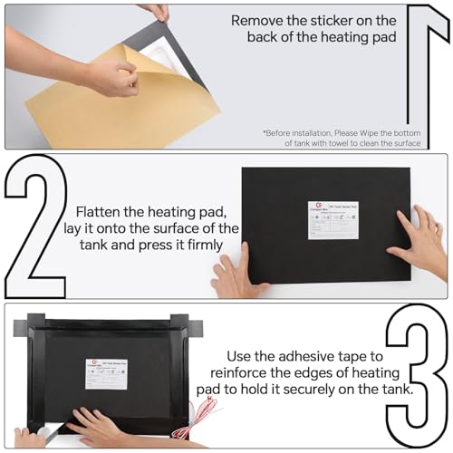 Camperxlite CX-12V-WTH-18 12 Inch X 18 Inch Rv Tank Heater Pad thumb #6