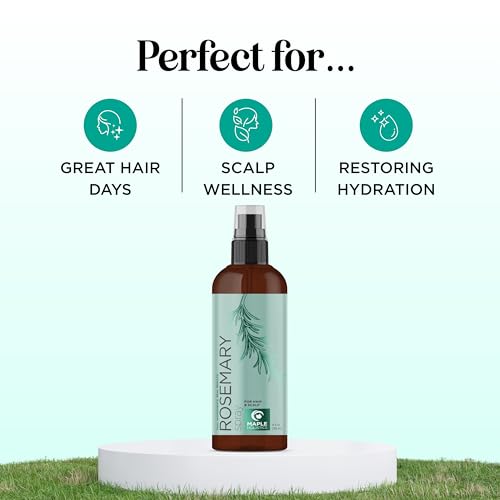 Spray de Agua de Romero para Cabello y Cuero Cabelludo 4 Fl Oz miniatura 6