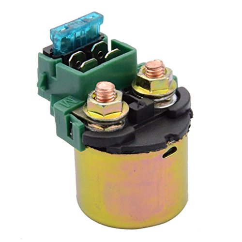 GOOFIT Relé de arranque Solenoide para Kawasaki NINJA ZX10 ZX11 250R Vulcan 88 800 1500