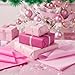 Qilery 600 Sheets Valentines Wrapping Tissue Paper Bulk 20 x 20 Tissue Paper for Gift Bags Boxes Packaging Bridal Shower Project Weddings Birthday Party Arts DIY(Pink Series)
