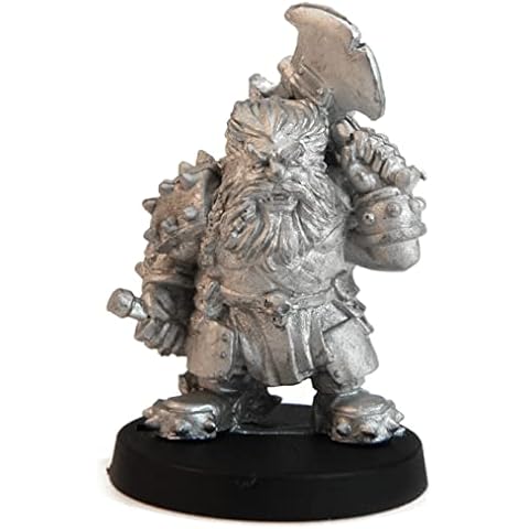 Stonehaven Dwarf Berserker Miniature Figure for 28mm Table top Wargames - Made in USA Cover