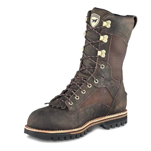 Irish Setter, Elk Tracker, Men’s, 12", Waterproof, Insulated 200g, Hunting Boot, Brown (P), 8 EE (Wide)