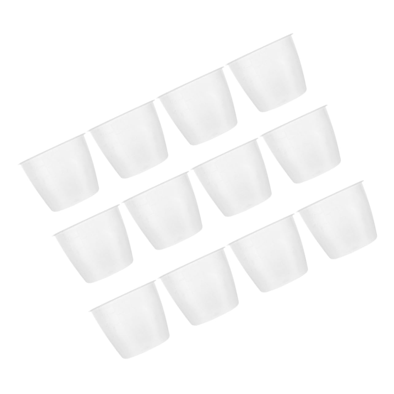 Alipis 60 Piezas Taza Medidora De Olla Arrocera Taza Medidora Graduada Taza para Hornear Cuchara para Granos De Café Taza Medidora De Líquido Taza De Control De Porciones Herramienta De