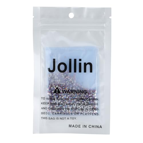 Image of Jollin Glue Fix Crystal Flatback Rhinestones Glass Diamantes Gems for Crafting Nail Art Crafts Decorations Clothes Shoes 2.0mm (ss6 2880pcs, Pink AB)