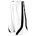 Augusta Sportswear Boys Double Shorts S White/Black Pantaloncini Triple-Doppio Game Bambino S Bianco/Nero, S Uomo