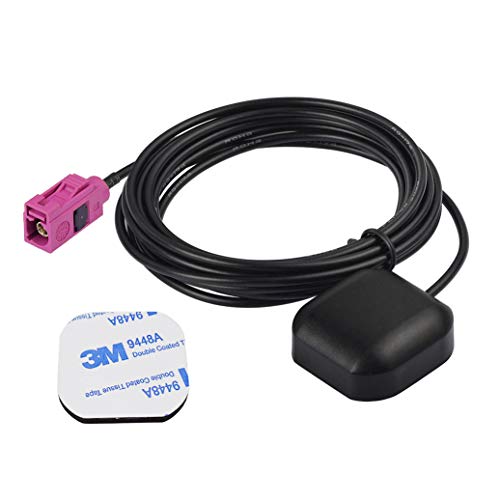 Bingfu Vehicle Car Waterproof Active GPS Navigation Antenna with Fakra H Pink Connector