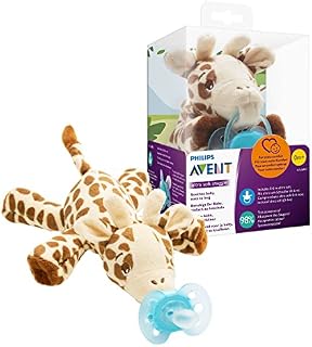 Philips Avent SCF348/11 Snuggle żyrafa, 0-6 miesięcy, przezroczysta