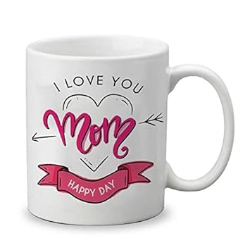 The Purple Tree Porcelain Bone China Mug (300 ml, Multicolour)