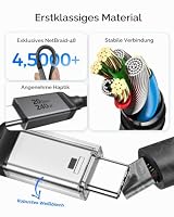Silkland 20Gbps USB4 Kabel 5M für Thunderbolt 4, Datenkabel USBC auf USBC – Ansicht 6