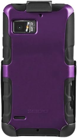 Seidio BD2-HK3MTBNC-PR DILEX Case and Holster Combo for use with Motorola Droid Bionic - Amethyst
