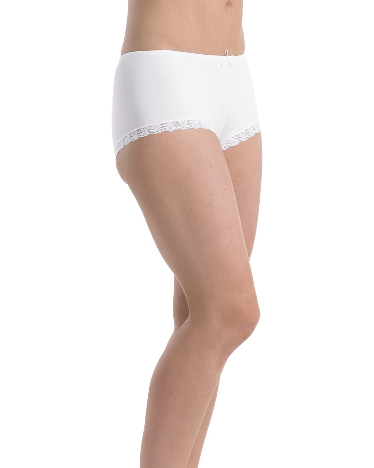Slenderella Women's White Gaspe Microfibre Short Gl2718 14