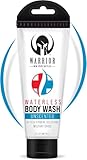 Warrior Waterless Body Wash – USA Made Moisturizing Body Wash – No Rinse Body Wash for Elderly Care, Camping & Military Personnel – Unscented & Travel Size Rinse Free Body Wash (3.0 FL OZ)