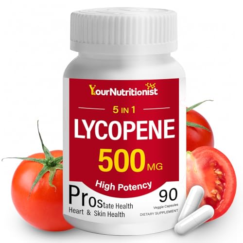 Your Nutritionist 5-in-1 Lycopene Supplement 500mg Prostate Support for Men