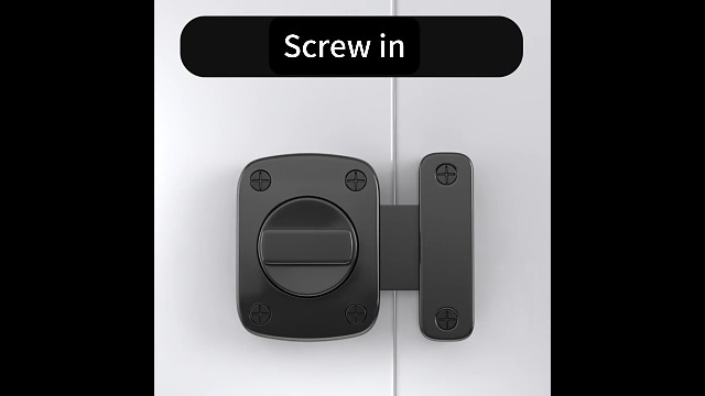 Rdeghly Security Door Latch,Lock Latch,Heavy Duty Zinc Alloy Safety