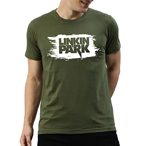 Image of Linkin Park T-Shirt for Men Music Band t Shirt | Music Rock Band T-Shirt | Pure Cotton Half Sleeves T Shirt | Music Band Logo Tshirt