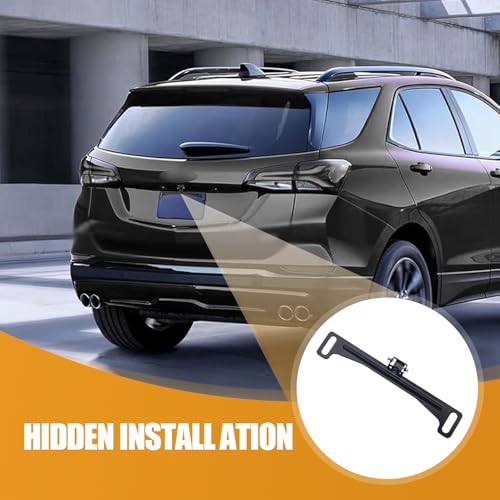 Image of 1 PC Car Rear View Camera License Plate Holder, 7 inch Long Metal Durable Waterproof Installation Tool for 0.51 inch Camera, Stable and Anti-Shake Driving Recorder Stand, Universal for Cars (Black)
